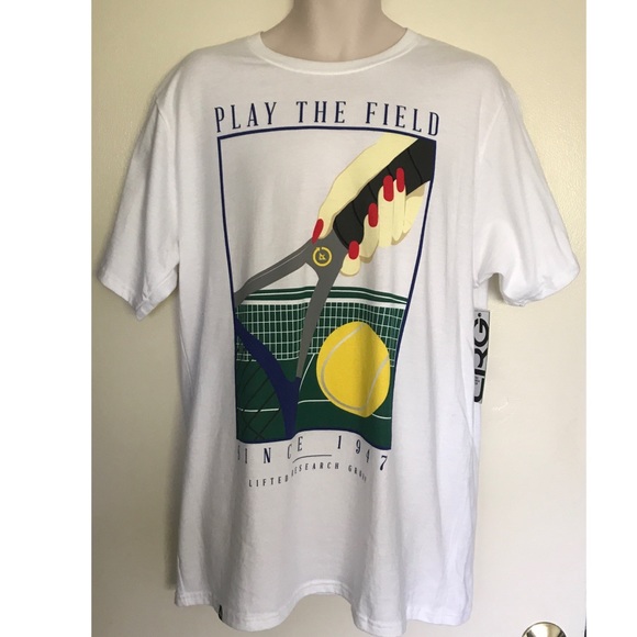 {LRG} Play The Field 100% Cotton Graphic Tee - Picture 2 of 5
